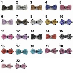 Diamond Luxury Men Bowtie Butterfly Banquet Wedding Shining Crystal Bow Tie Men Women Dress Business Party Bowknot Necktie