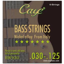 CAYE 4/5/6 Strings Electric Bass Strings Set Hexagonal Steel Core Inner Wire Stainless Steel Outer Wire Bass Guitar String