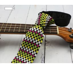5.5CM Fashion Knitted Ties For Men Navy Brown Striped Neckties College Student Narrow Design Woven Cravat Plaid Shirt Accessory