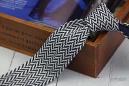 5.5CM Fashion Knitted Ties For Men Navy Brown Striped Neckties College Student Narrow Design Woven Cravat Plaid Shirt Accessory