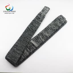 5.5CM Fashion Knitted Ties For Men Navy Brown Striped Neckties College Student Narrow Design Woven Cravat Plaid Shirt Accessory