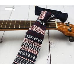 5.5CM Fashion Knitted Ties For Men Navy Brown Striped Neckties College Student Narrow Design Woven Cravat Plaid Shirt Accessory