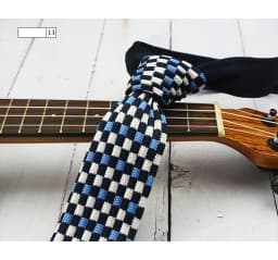 5.5CM Fashion Knitted Ties For Men Navy Brown Striped Neckties College Student Narrow Design Woven Cravat Plaid Shirt Accessory