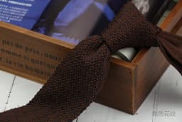 5.5CM Fashion Knitted Ties For Men Navy Brown Striped Neckties College Student Narrow Design Woven Cravat Plaid Shirt Accessory