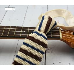 5.5CM Fashion Knitted Ties For Men Navy Brown Striped Neckties College Student Narrow Design Woven Cravat Plaid Shirt Accessory