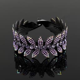 AWAYTR Fashion Rhinestone Hair Claws Ponytail Holder Hairpin Women Crystal Bird Nest Twist Clip Bun Hair Clip Hair Accessories