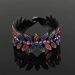 AWAYTR Fashion Rhinestone Hair Claws Ponytail Holder Hairpin Women Crystal Bird Nest Twist Clip Bun Hair Clip Hair Accessories