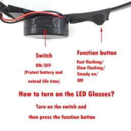 High Quality Luminous Glasses Cyberpunk Glowing Glasses Cool Glasses Glow in the Dark for Bar Night Club Dance Show Props