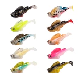 Drop Shot Wobbly Soft Plastic Bait For Fishing Lure Sea Me Ga Bass Dark Sleeper Swimbait Fishing Tackle Shad Perch Pike Wobblers