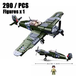 2024 Sluban WW2 Military Russia Air Weapon Mi-24 Attack Helicopters Hind Model Building Blocks Classics Fighter Bricks Plane Toy