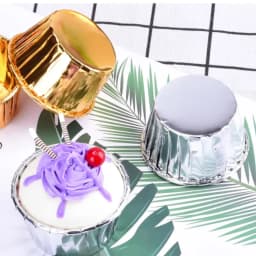 50pcs Middle size Newspaper Style Cupcake Liner Baking Cup For Wedding Party Tulip Muffin Cupcake Paper Oilproof Cake Wrapper