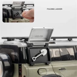 1/18 Range Land Rover Defender SUV Alloy Car Model Diecasts Metal Off-road Vehicles Car Model Sound and Light Childrens Toy Gift