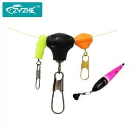 ZYZHE Sea Rock Fishing Float Connector Stainless Steel Linker Long Standard Fishing Floating Buckle Connection Ring Float