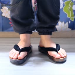 Man Women Slippers Japanese Geta Flip Flops Cos Demon Slayer Wood Thick Sole Coplay Shoes Slippers Japanese Clogs Sandals
