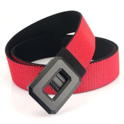 3.8cm Fashion Men's Canvas Belt Trend Casual All-Match Jeans Elastic Alloy Smooth Buckle Tactical  Elastic Nylon Waistband