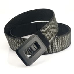 3.8cm Fashion Men's Canvas Belt Trend Casual All-Match Jeans Elastic Alloy Smooth Buckle Tactical  Elastic Nylon Waistband