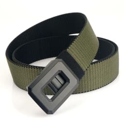 3.8cm Fashion Men's Canvas Belt Trend Casual All-Match Jeans Elastic Alloy Smooth Buckle Tactical  Elastic Nylon Waistband