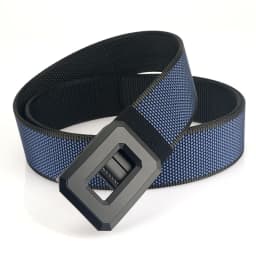 3.8cm Fashion Men's Canvas Belt Trend Casual All-Match Jeans Elastic Alloy Smooth Buckle Tactical  Elastic Nylon Waistband