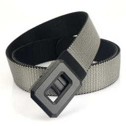 3.8cm Fashion Men's Canvas Belt Trend Casual All-Match Jeans Elastic Alloy Smooth Buckle Tactical  Elastic Nylon Waistband