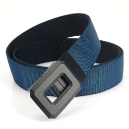 3.8cm Fashion Men's Canvas Belt Trend Casual All-Match Jeans Elastic Alloy Smooth Buckle Tactical  Elastic Nylon Waistband