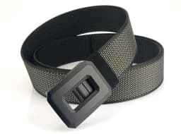 3.8cm Fashion Men's Canvas Belt Trend Casual All-Match Jeans Elastic Alloy Smooth Buckle Tactical  Elastic Nylon Waistband