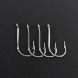 50pcs Coating High Carbon Stainless Steel Micro Barbed Fish Hook Carp Fishing Hooks 8009 Fishing Tool Accessories