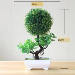 New Green Small Tree Potted Bonsai Ornaments Home Garden Hotel Bathroom Bedroom Decoration Artificial Plants Bonsai Fake Plants