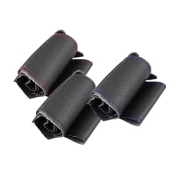 Braids on Steering Wheel For Mazda 3 Axela CX-30 CX30 2019 2020 Car Inteiror Steering Wheel Perforated Microfiber Leather Cover