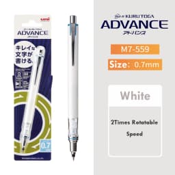 Uni Rotary Mechanical Pencils Japan Kuru Toga ADVANCE M5-559 0.3/0.5/0.7MM Portaminas Anti-Broken Core lapicero School Supplies