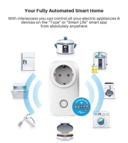 Switzerland Smart Plug Wifi Socket Swiss 16A 3500W Power Monitor CH Outlet Tuya Life Works With Alexa Google Home