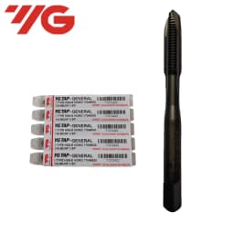 South Korea YG HSSE American INOX Spiral Pointed Tap UNC UNF UNS 4-40/10-32 12-24 5/16 1/2 5/8 7/16 Machine Screw Thread Taps