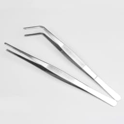 Stainless Steel Tweezers with Curved Pointed Serrated Tip Home Garden Daily Kitchen Precision Industrial tweezers Tools