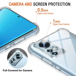 Ultrathin Airbag Phone Case for Xiaomi 12 12S 12T Pro Ultra Lite NE 5G Transparent Air Bag Original Back Cover Xiaomi12 Mi 12X