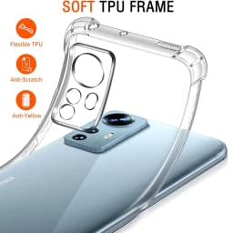 Ultrathin Airbag Phone Case for Xiaomi 12 12S 12T Pro Ultra Lite NE 5G Transparent Air Bag Original Back Cover Xiaomi12 Mi 12X