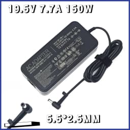 19.5V 7.7A A17-150P1A 5.5x2.5mm AC Adapter Laptop Charger For Asus TUF Gaming FX504 ROG G73GX GL503G G72GX G53J G75VX G75VW