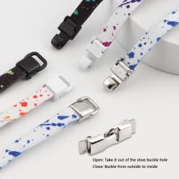 Stylish No Tie Elastic Shoelaces for Sneakers Effortlessly Unique Shoe Lace Splash Ink Flat Shoe Laces Design Suitable All Ages