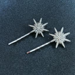 New Geometric Stars Moon Rhinestone Hair Clip Set Snowflake Star Bride Hairpins Women Side Clip Hair Barrettes Hair Jewelry Gift