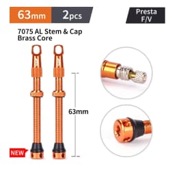 MANA 1Pair Bicycle Presta Valve 40/53/63/78/100mm 7075 Aluminum Alloy For Tubeless Road/MTB/Gravel Bike-ELITEWHEELS Valve
