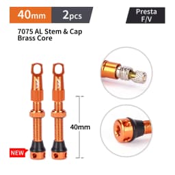 MANA 1Pair Bicycle Presta Valve 40/53/63/78/100mm 7075 Aluminum Alloy For Tubeless Road/MTB/Gravel Bike-ELITEWHEELS Valve