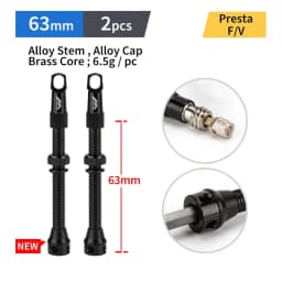 MANA 1Pair Bicycle Presta Valve 40/53/63/78/100mm 7075 Aluminum Alloy For Tubeless Road/MTB/Gravel Bike-ELITEWHEELS Valve