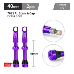 MANA 1Pair Bicycle Presta Valve 40/53/63/78/100mm 7075 Aluminum Alloy For Tubeless Road/MTB/Gravel Bike-ELITEWHEELS Valve