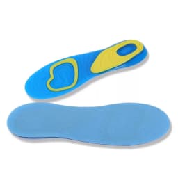 1 Pair Insole Silicone Gel Comfortable Shoes Single Men's Shock Insoles Inserts Women's Massage Insoles Silicone Insoles GD-1