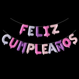 Gold Silver Rose Spanish Feliz Cumpleanos Balloons Happy Birthday Letter Foil Balloon Party Decor Alphabet Air Inflatable Globos