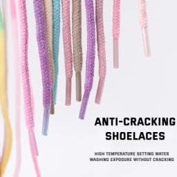 Round Shoelaces Rainbow Cotton Shoelace Quality Running Sneakers Laces 80/100/120/140/160CM Boots Shoe laces Shoes Accessories