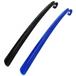Plastic Long Shoehorn with Curved Hook Design Durable Long Lasting Portable Comfortable 2023 New Slip Handle Shoes Lifter Pull