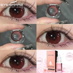 EYESHARE 1 Pair New Colored Contact Lenses for Eyes Brown Lenses Gray Contacts Blue Lenses Big Eye Lenses Natural Fashion Lenses