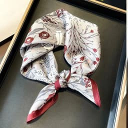New 100% Natural Real Silk Scarf Fashion Women Summer Beach Small 53*53cm Neck Scarves Shawl Bandana Hijab Pashmina Poncho 2026
