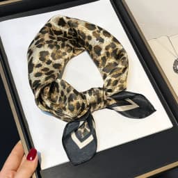 New 100% Natural Real Silk Scarf Fashion Women Summer Beach Small 53*53cm Neck Scarves Shawl Bandana Hijab Pashmina Poncho 2026