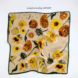 New 100% Natural Real Silk Scarf Fashion Women Summer Beach Small 53*53cm Neck Scarves Shawl Bandana Hijab Pashmina Poncho 2026