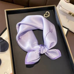 New 100% Natural Real Silk Scarf Fashion Women Summer Beach Small 53*53cm Neck Scarves Shawl Bandana Hijab Pashmina Poncho 2026